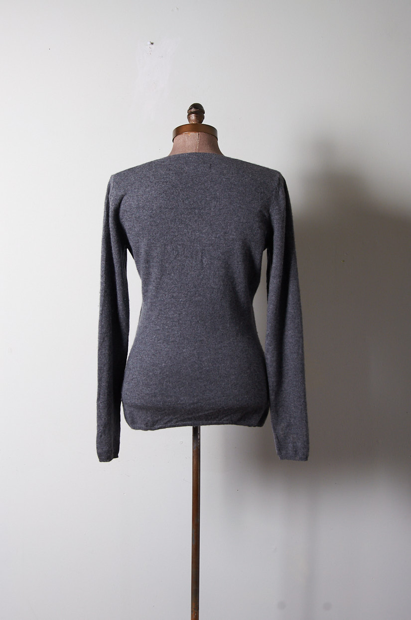 Sweater VNECK de lana y cachemira - Imagen 4