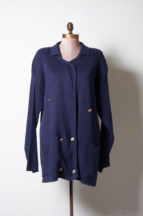Sweater cárdigan doble abotonado XL Julie Martin