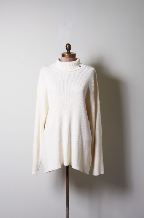 Suéter vintage cuello alto Lauren Ralph Lauren XXL mujer hecho en Japón