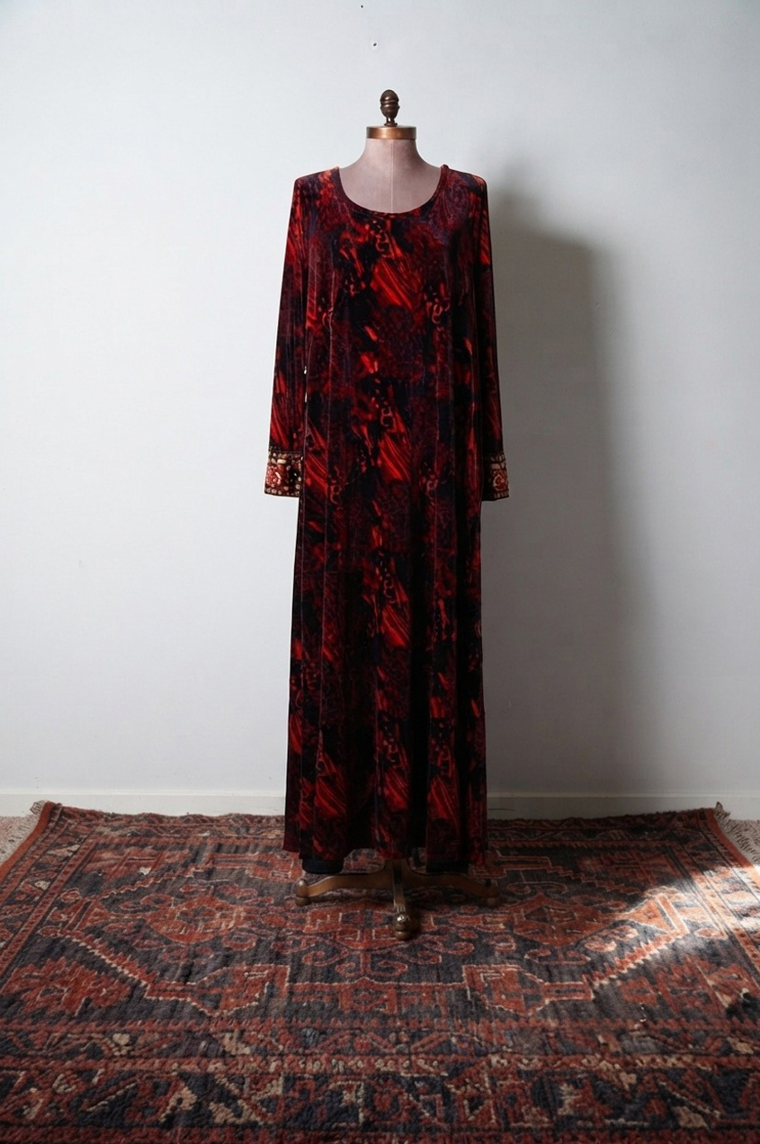 Vestido de terciopelo talla XL