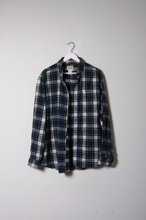 Camisa vintage de algodón L.L.Bean Talla M hombre
