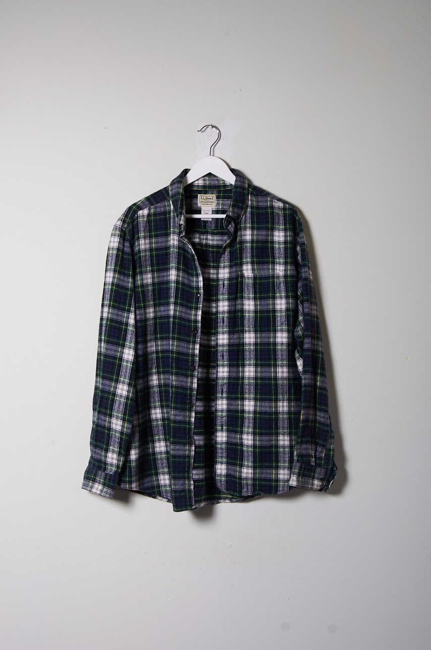Camisa vintage de algodón L.L.Bean Talla M hombre