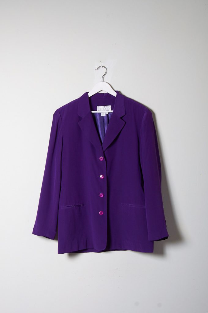 Blazer de seda talla L