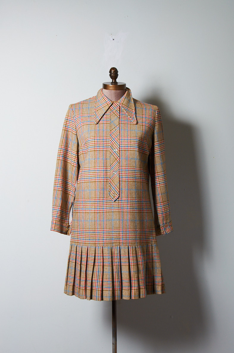 Vestido vintage del 1960 talla S o M entallado - Imagen 6