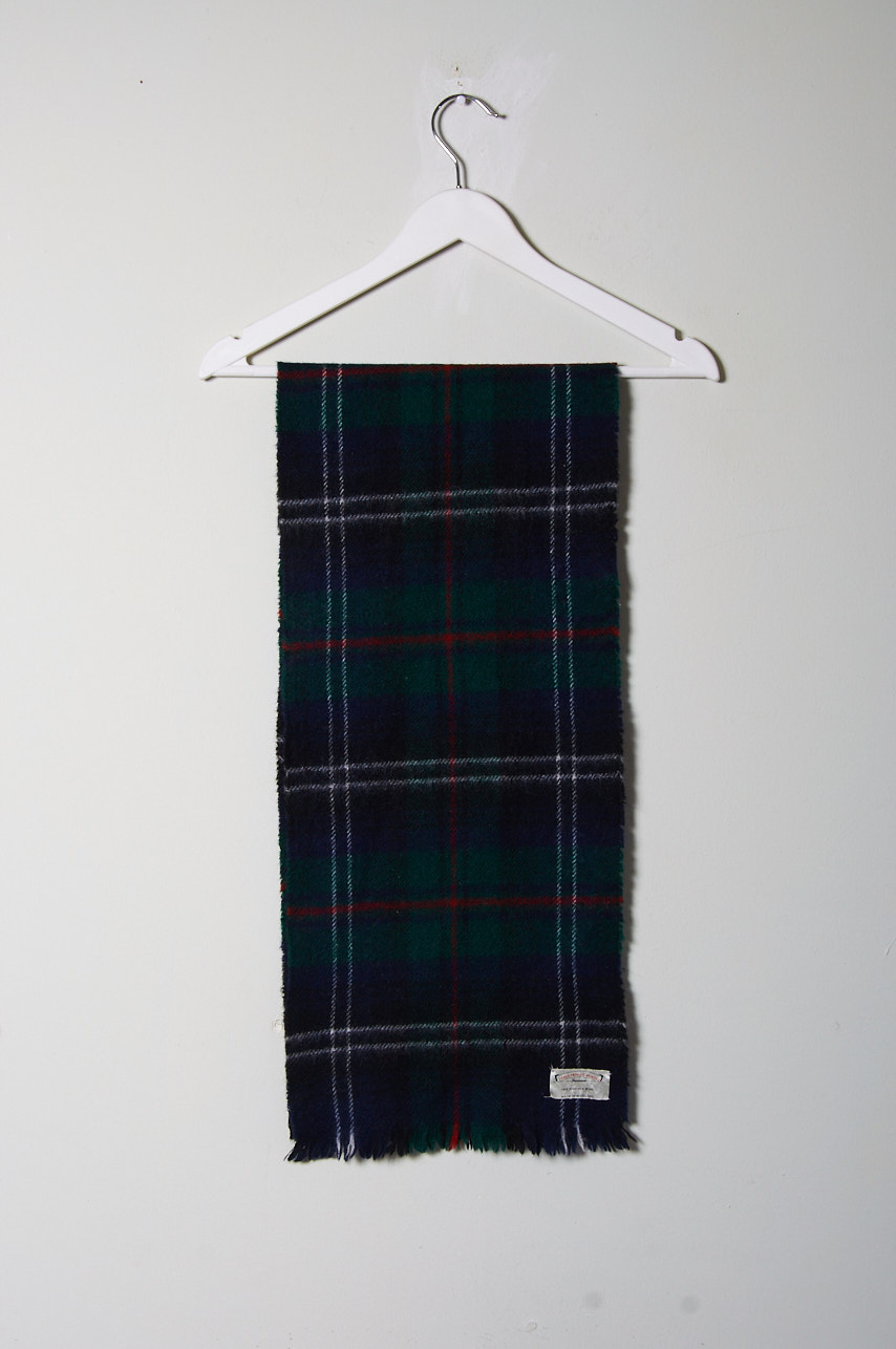 Bufanda vintage de lana Hecha en Escocia