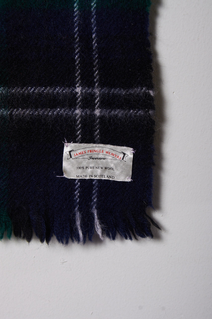 Bufanda vintage de lana Hecha en Escocia - Imagen 2