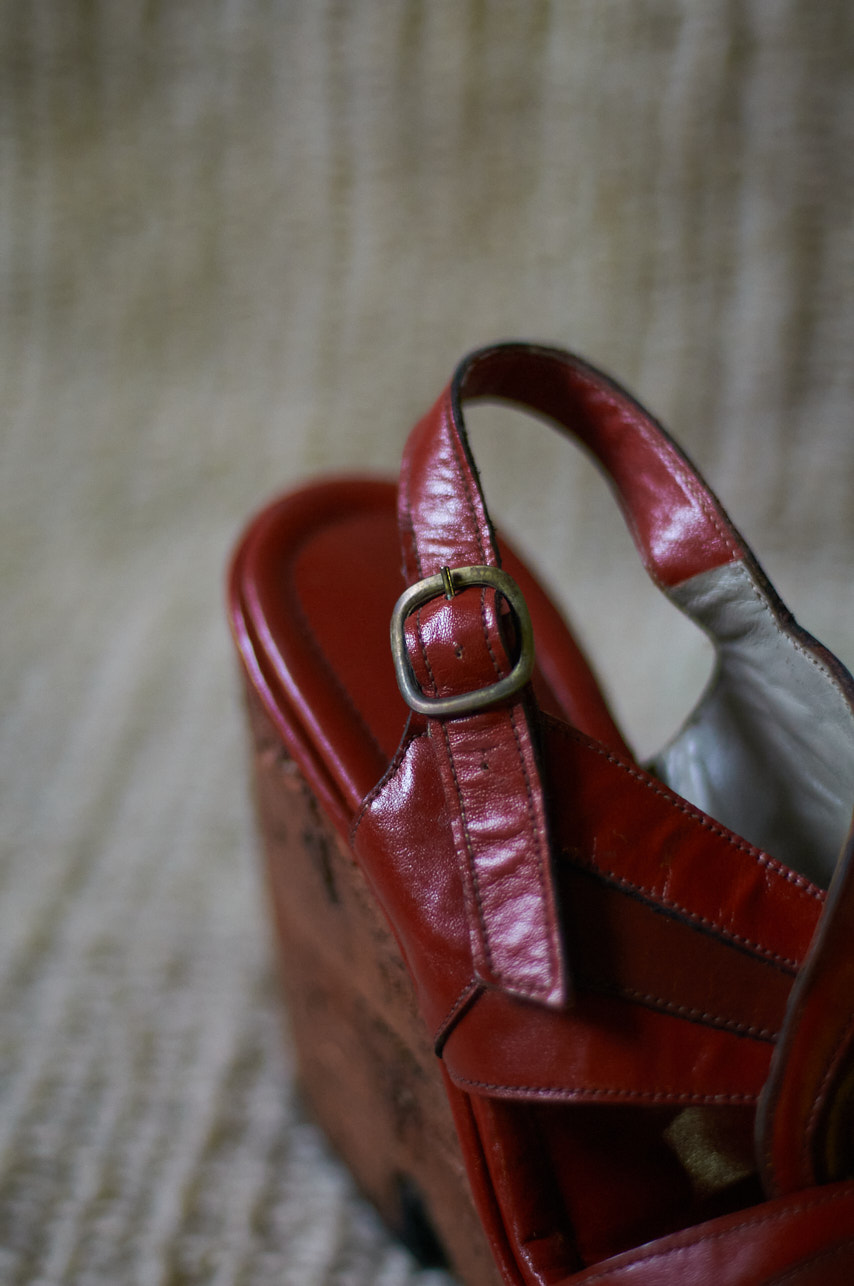 Zapatos de plataforma vintage del 1970 talla 36 o 22.5 cm de pie - Imagen 7