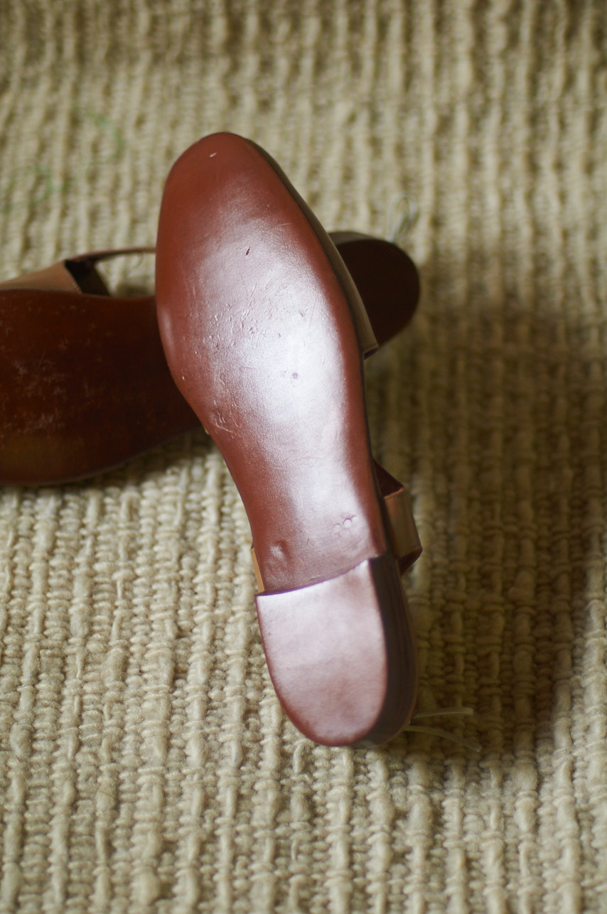 Zapatos vintage del 1960 hechos en Chile talla 8 o 24 cm de pie - Imagen 4