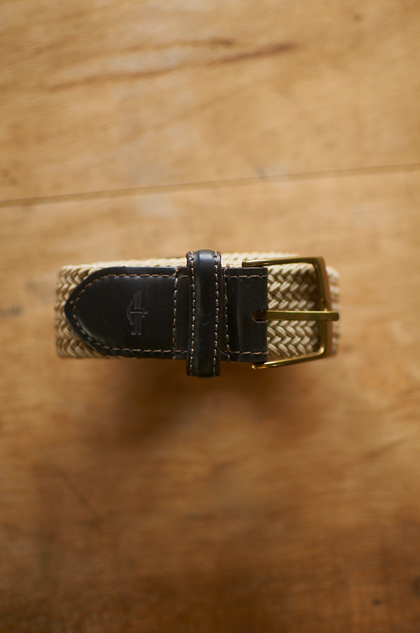 Cinturón vintage de cuero y elasticado Dockers - Imagen 2