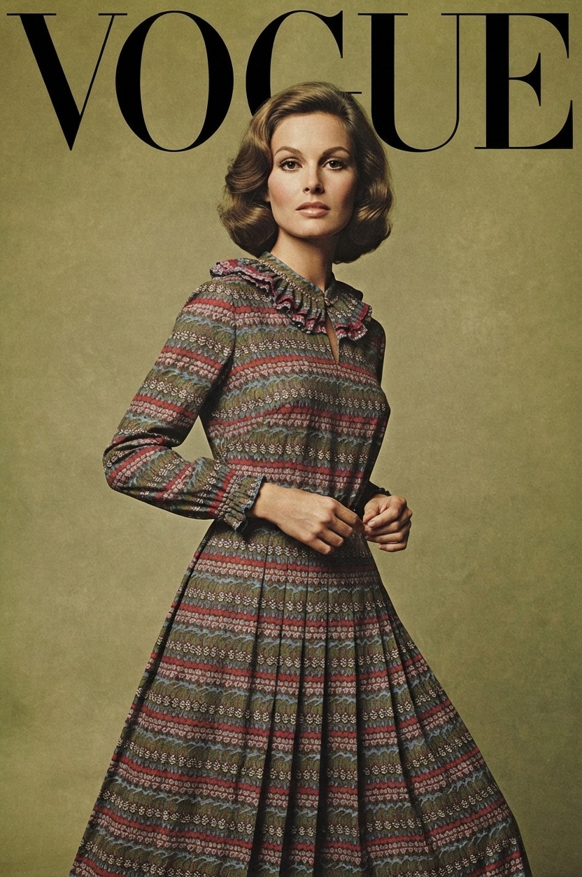 Vestido vintage alemán del 1970 talla M