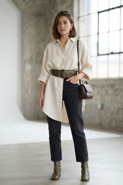 Cinturon de cuero CALFSKIN Joan&David