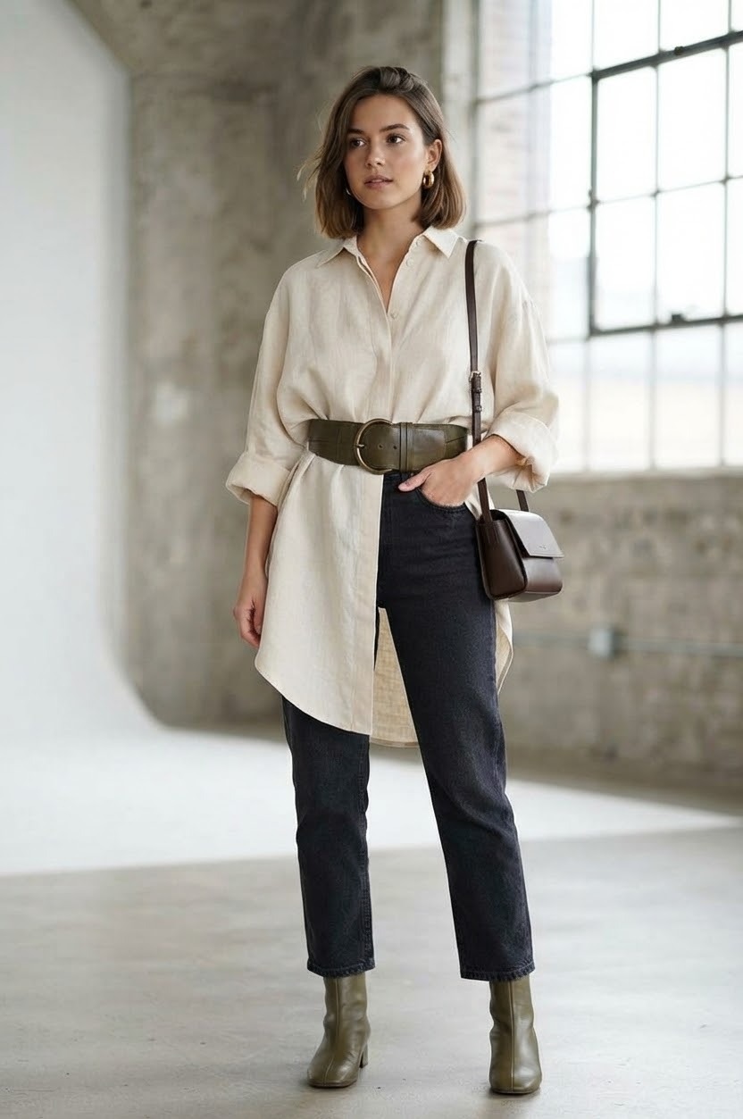Cinturon de cuero CALFSKIN Joan&David
