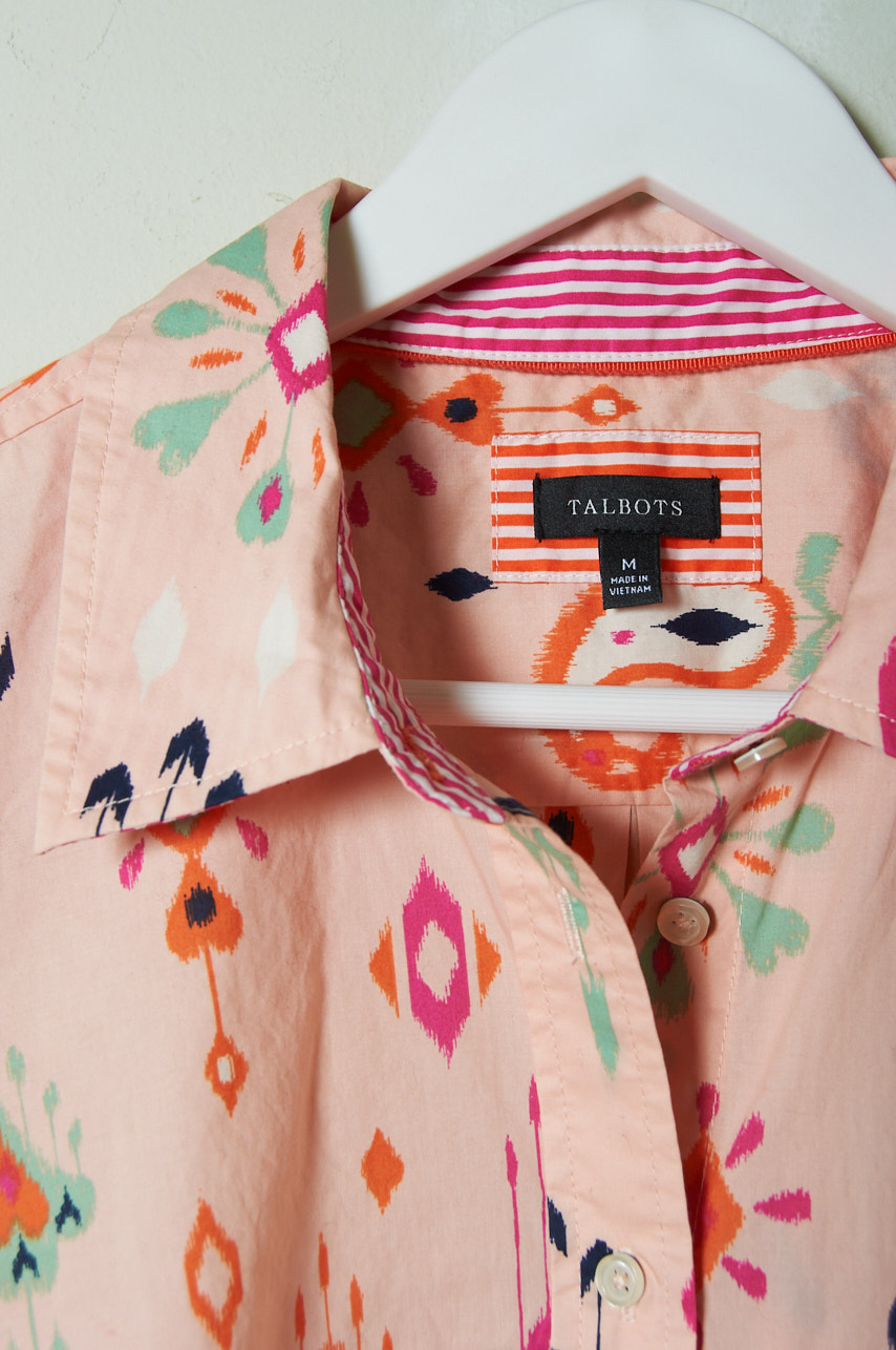 Camisa Talbots talla M de algodón - Imagen 2