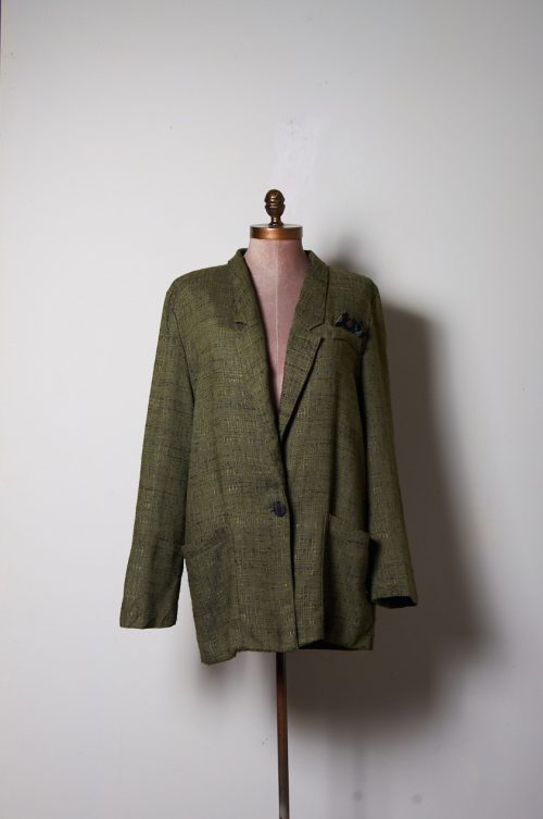 Blazer vintage de Rayón, Hecho en Estados Unidos Talla 8 S/M mujer
