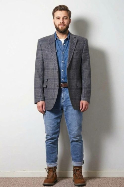 01 Blazer o vestón lloyd talla M holgado o L -