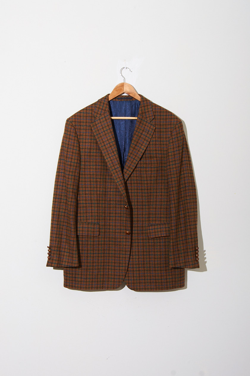 Blazer 100% lana con paño de lana Lanificio Bottoli talla M holgado o L