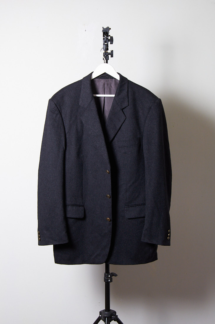 Blazer de lana y cachemira XL - Imagen 2