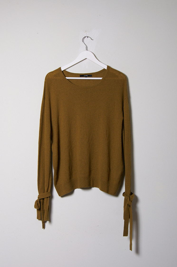 Sweater de lana verde olivo - Imagen 7