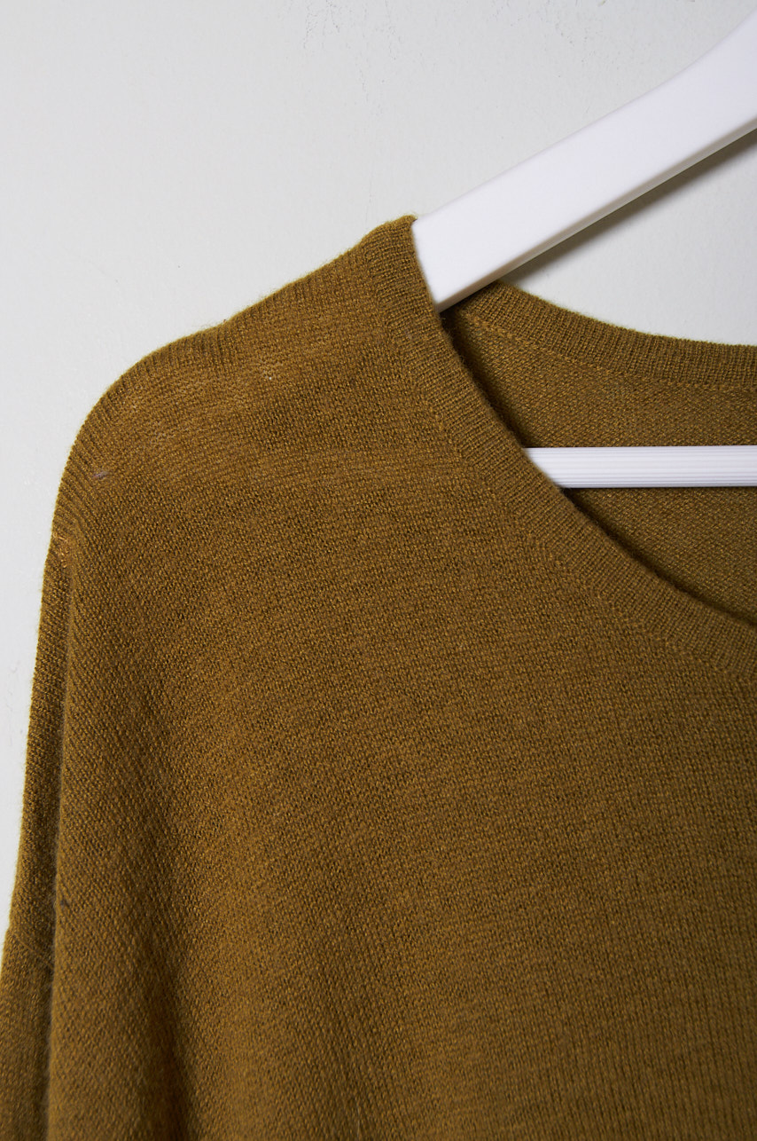 Sweater de lana verde olivo - Imagen 6