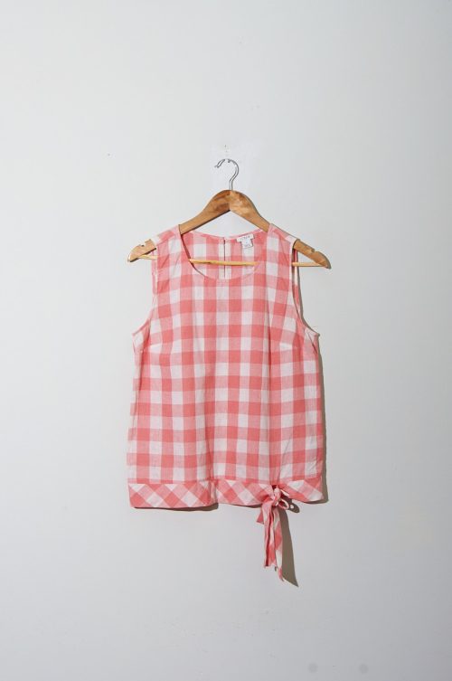 Blusa JCREW de lino y algodón talla 4