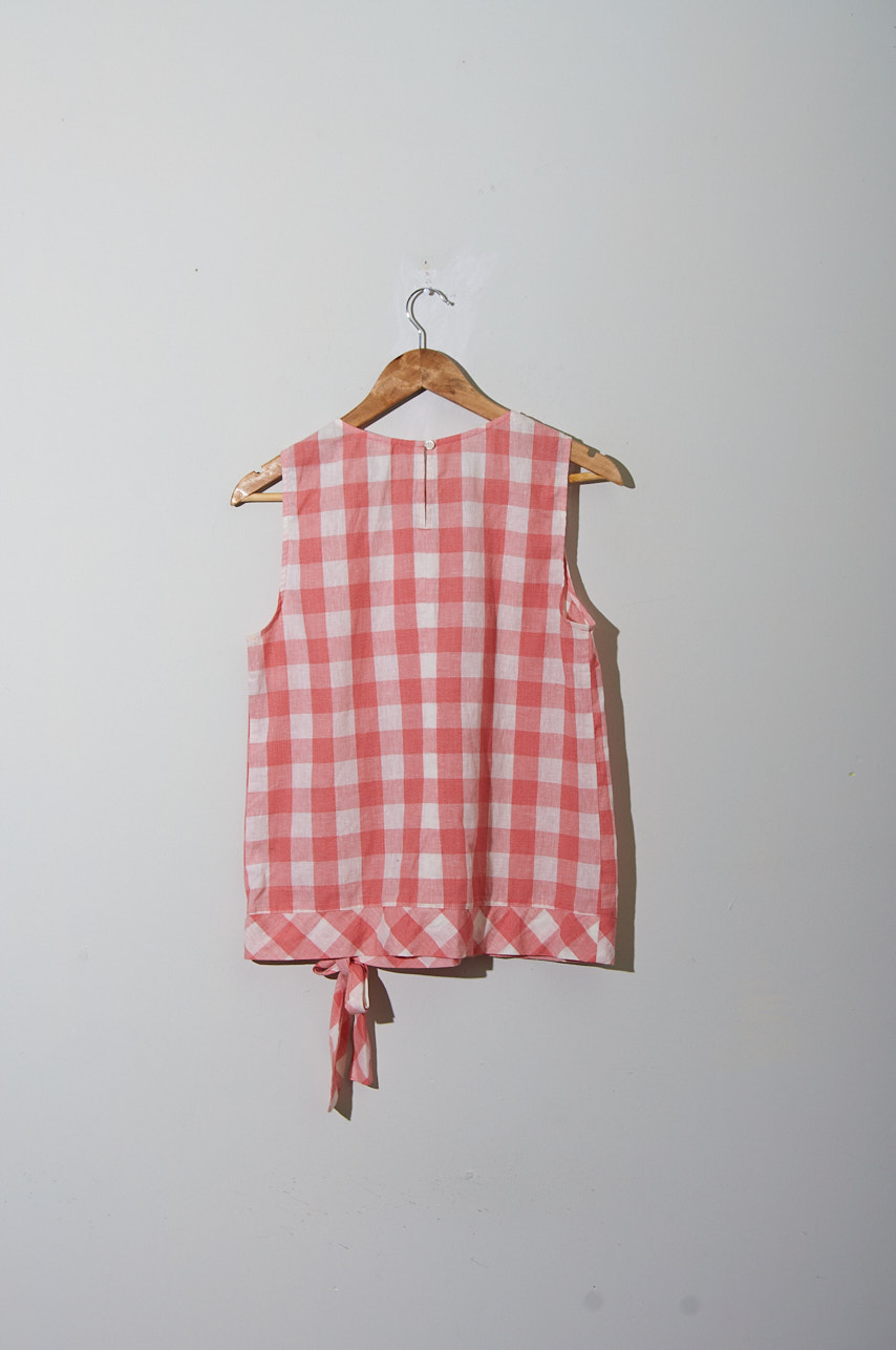 Blusa JCREW de lino y algodón talla 4 - Imagen 4