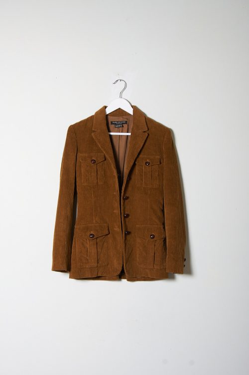 Blazer vintage de cotele café ISABEL DE PEDRO hecho en España talla 38