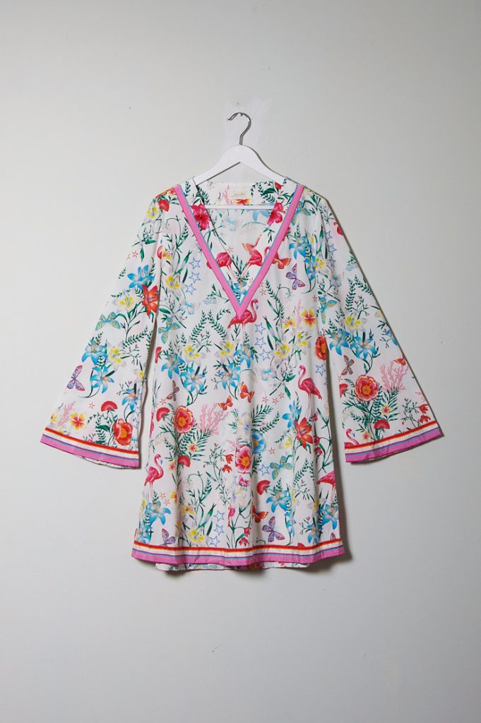 Vestido estilo Túnica de seda natural talla M