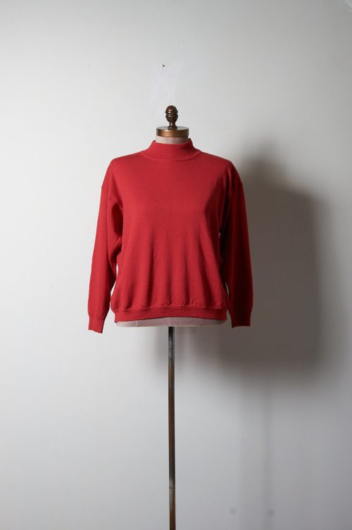 Suéter vintage de lana merino extra fina, cachemira y seda hecho en Italia