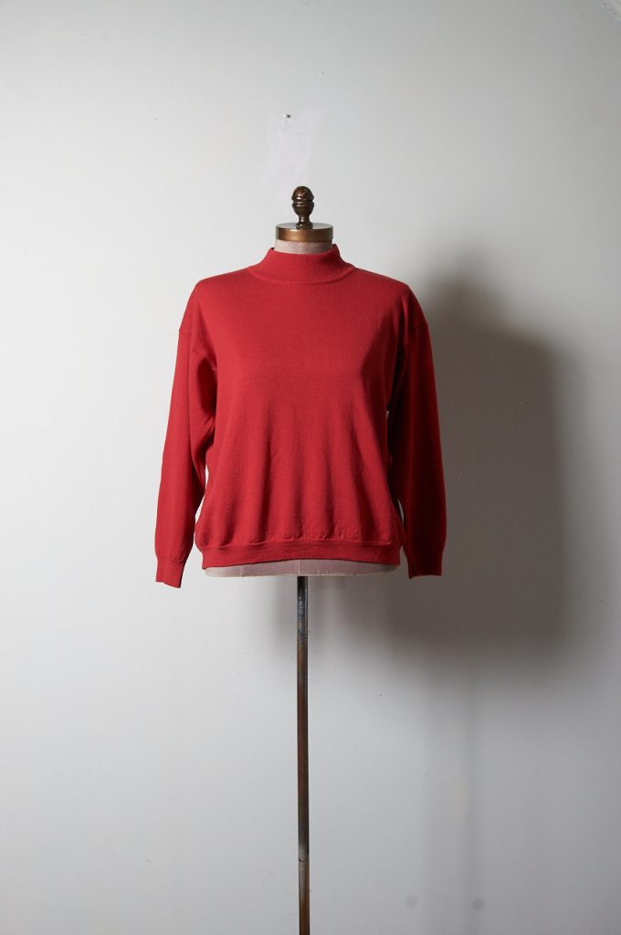 Suéter vintage de lana merino extra fina, cachemira y seda hecho en Italia