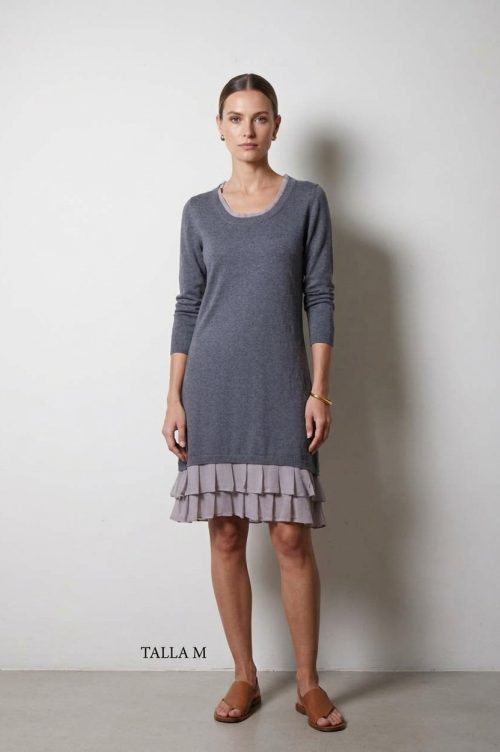 Vestido de algodón Cachemira y seda IBLUES talla M